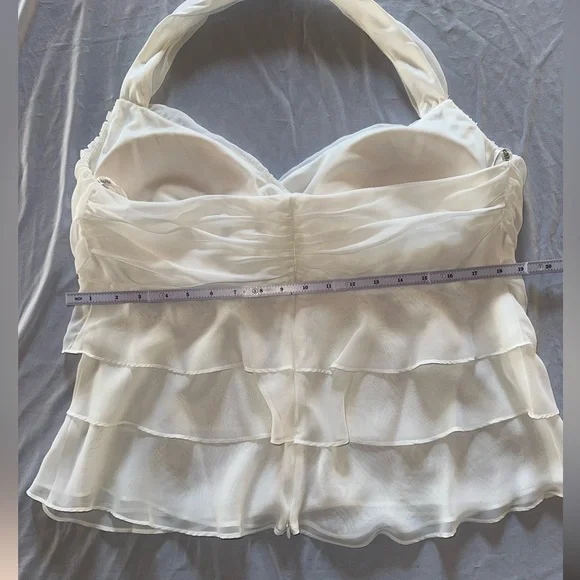 David’s Bridal • Halter Top • Tiered • Size 18 • Separates - Picture 5 of 6